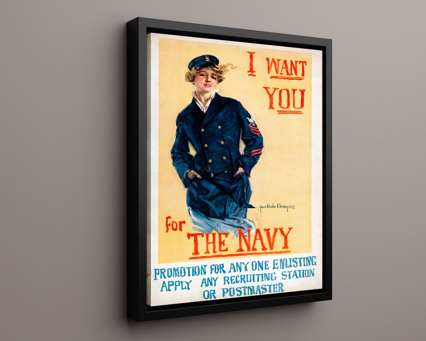 Vintage War Poster - If The Cap Fits - Wear It Canada