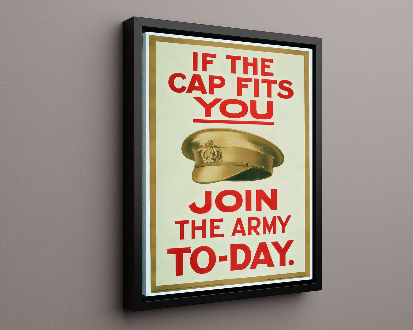 Vintage War Poster - Im Counting on You Dont Discuss