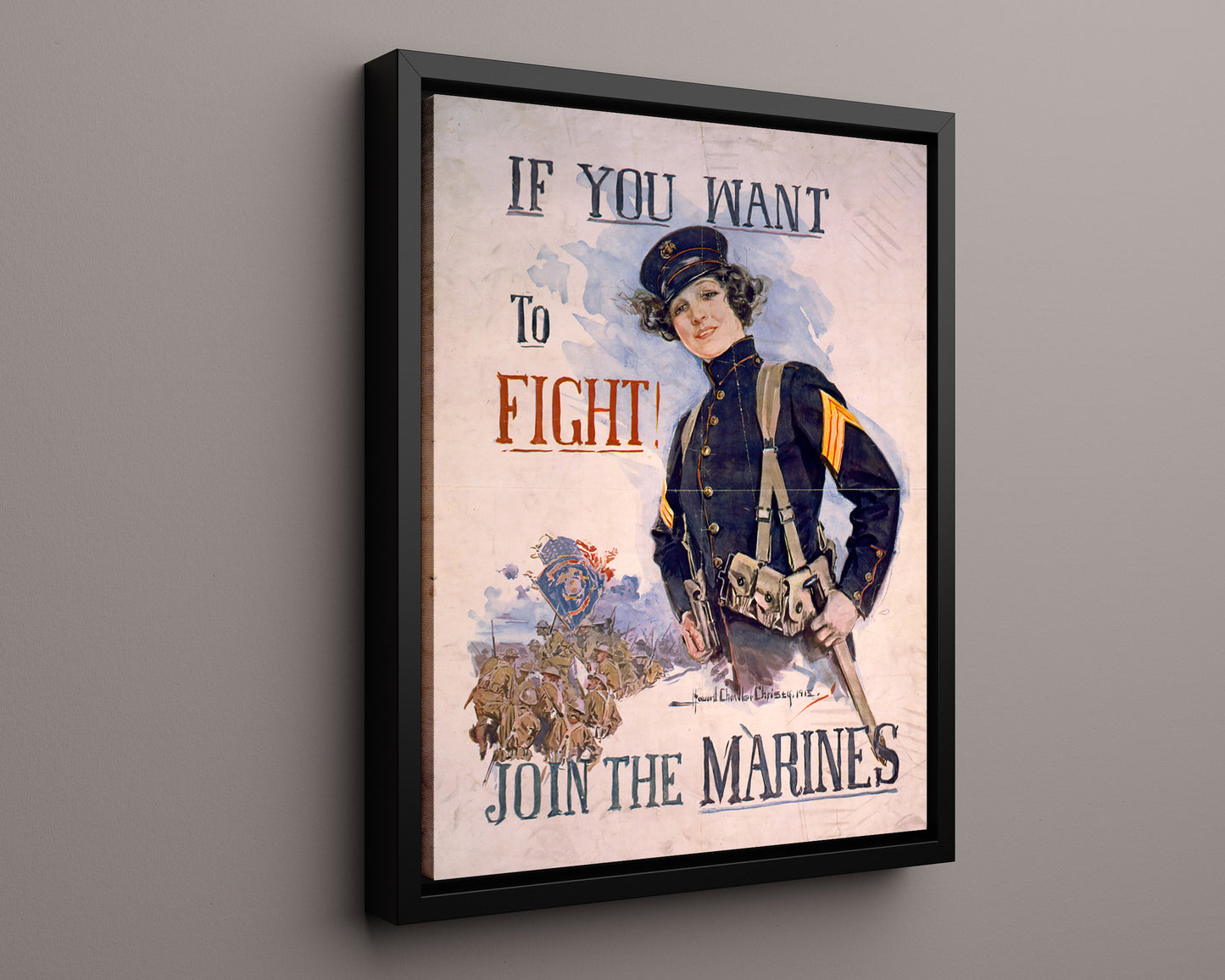 Vintage War Poster - I Pledge Allegiance and Silence