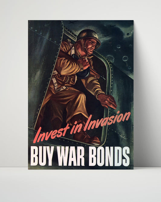 Vintage War Poster Unframed- Irish Canadian Batallion 199th