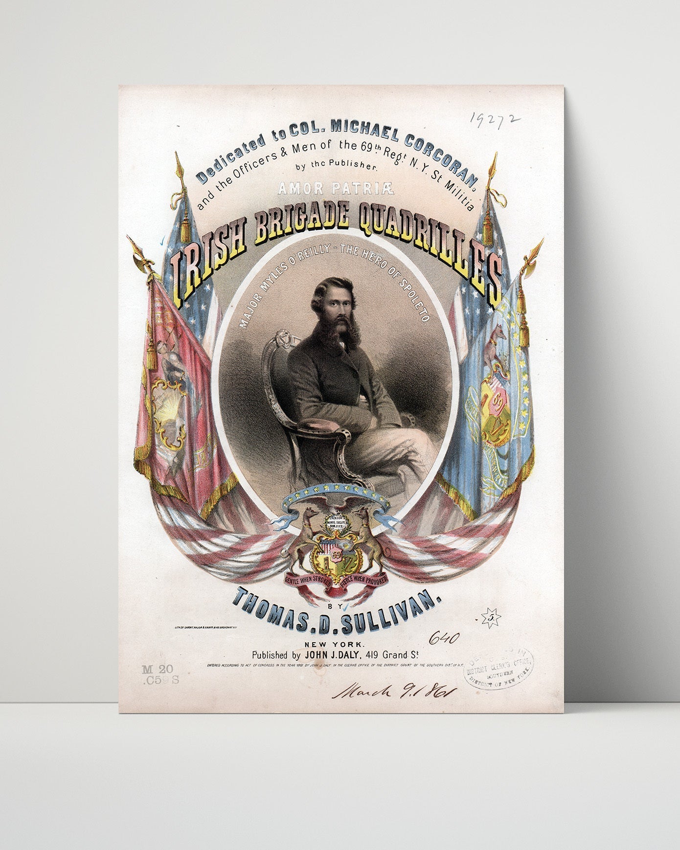 Vintage War Poster Unframed- Its Men We Want