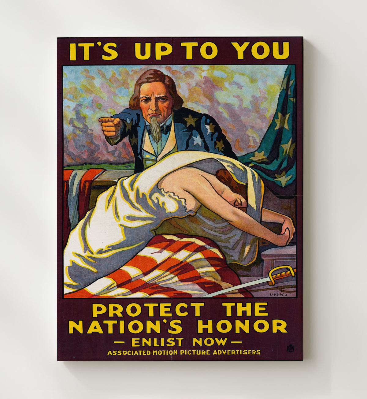 It's Up to You - Protect the Nations Honor - Canvas