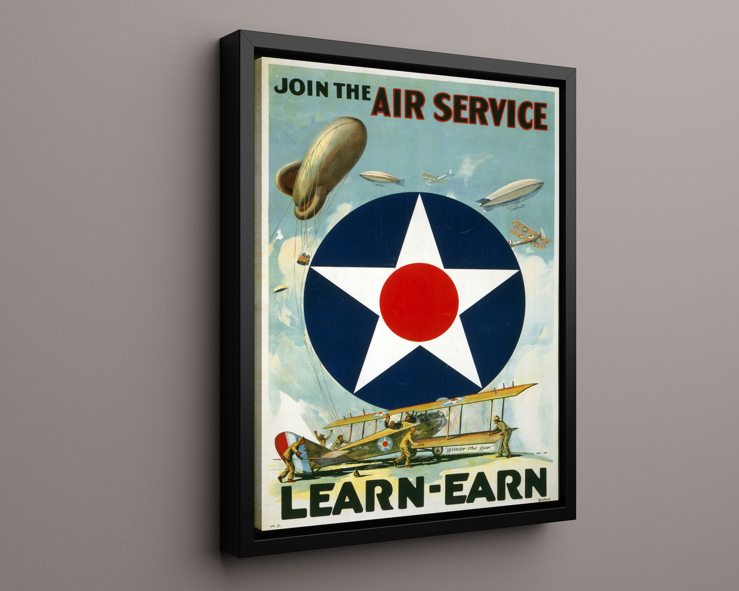 Vintage War Poster - Join The Air Service WWI