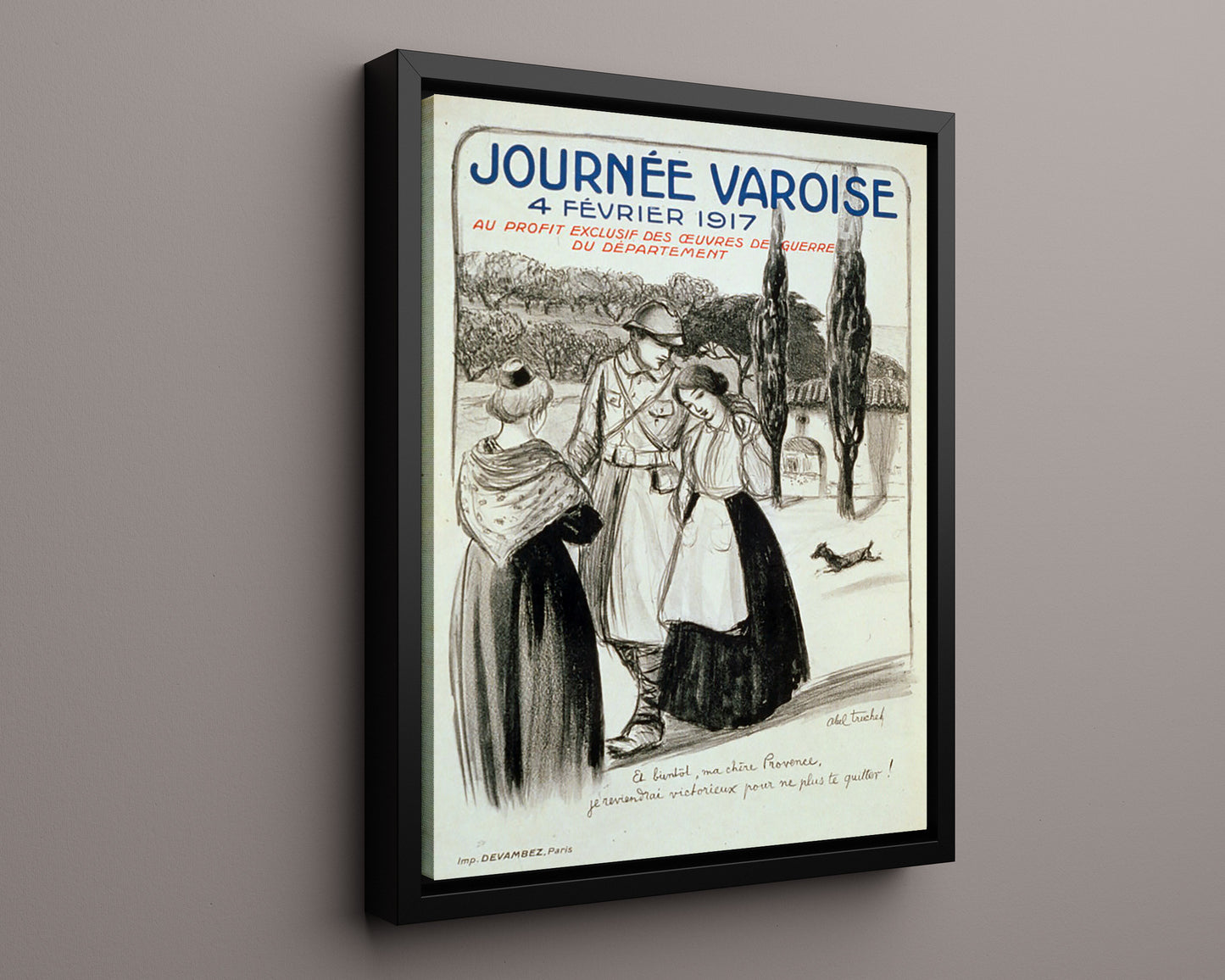 Vintage War Poster - Journees Giron Sines 1916