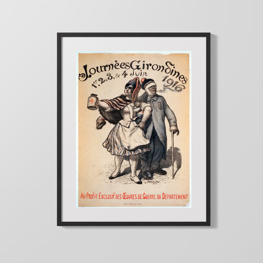 Vintage War Poster - Journees Giron Sines 1916