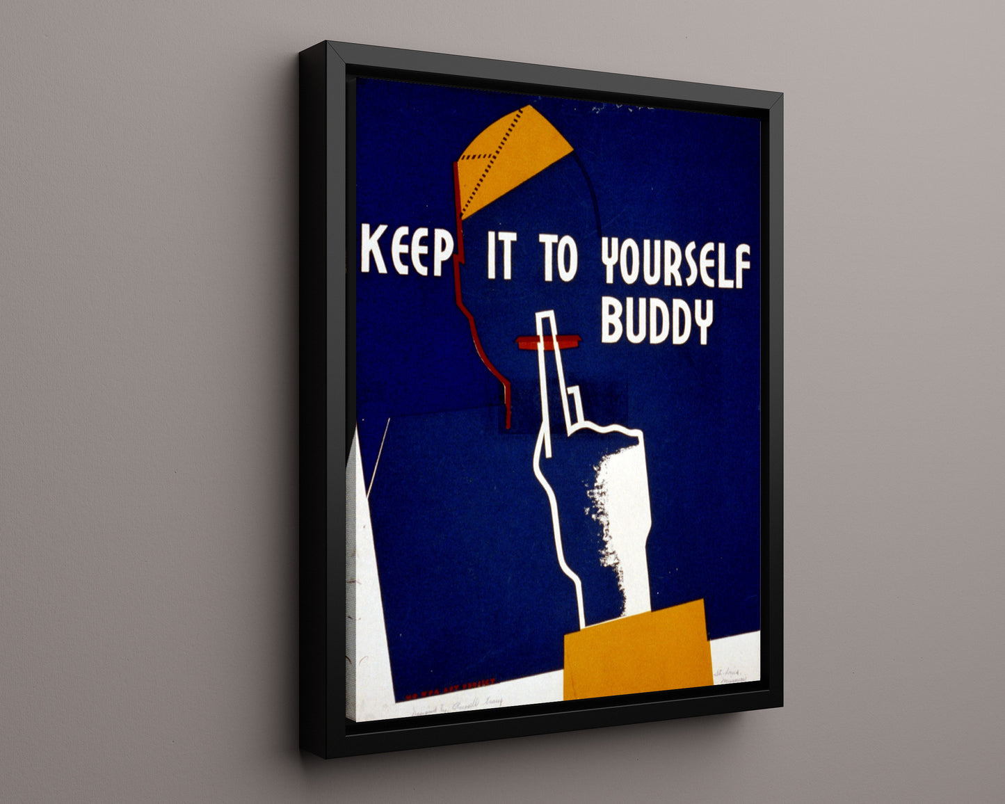 Vintage War Poster - Keep Mum - Loose Lips