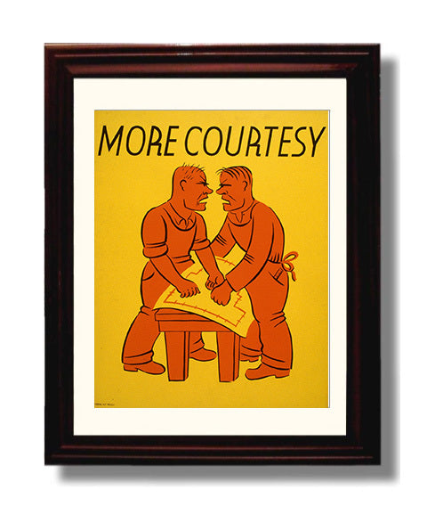 Keep Quiet - Shhh Buddy war poster wall art 8x10 Beveled Frame