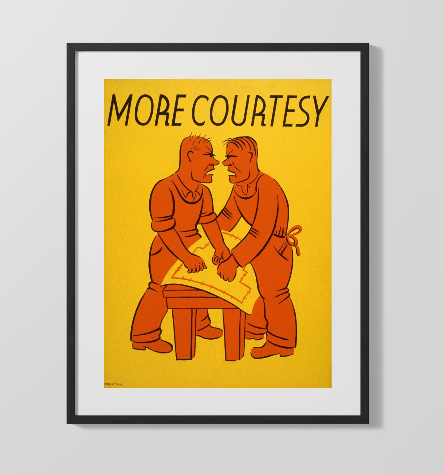 Vintage War Poster - Keep Quiet - Shhh Buddy Vintage War Wall Art - 16x20 Gallery Frame