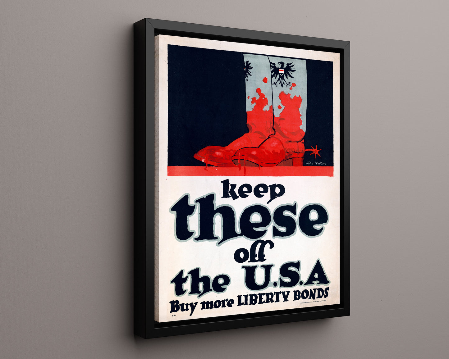 Vintage War Poster - Keep These off the USA