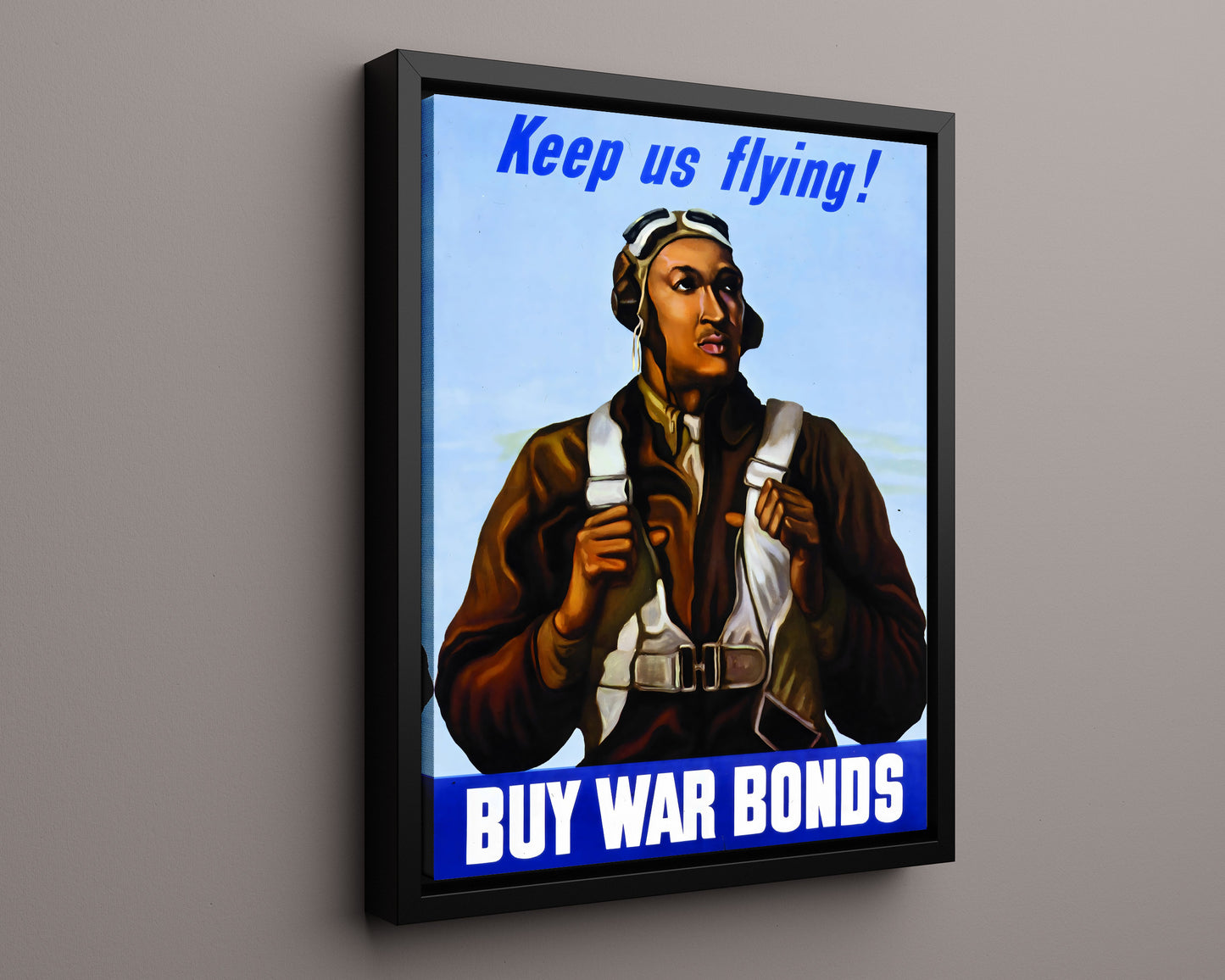 Vintage War Poster - Keep Us Flying - Sky High Bonds