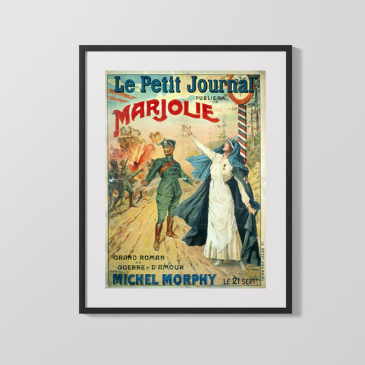 Vintage War Poster - Le Petite Journal Marjolie