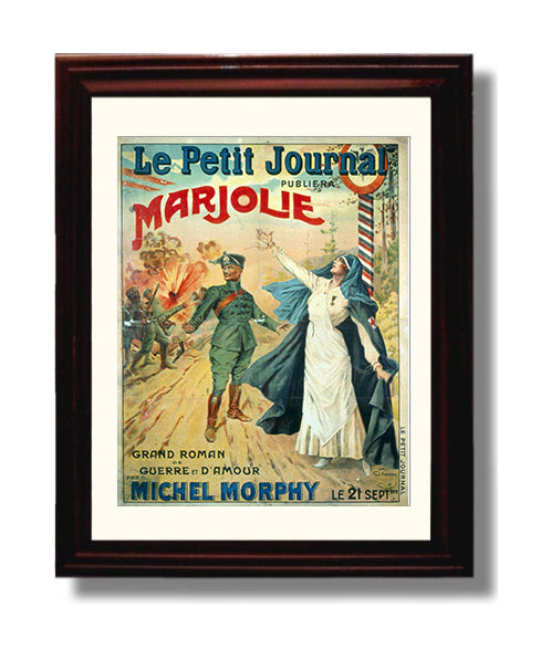 Vintage War Poster - Le Petite Journal Marjolie