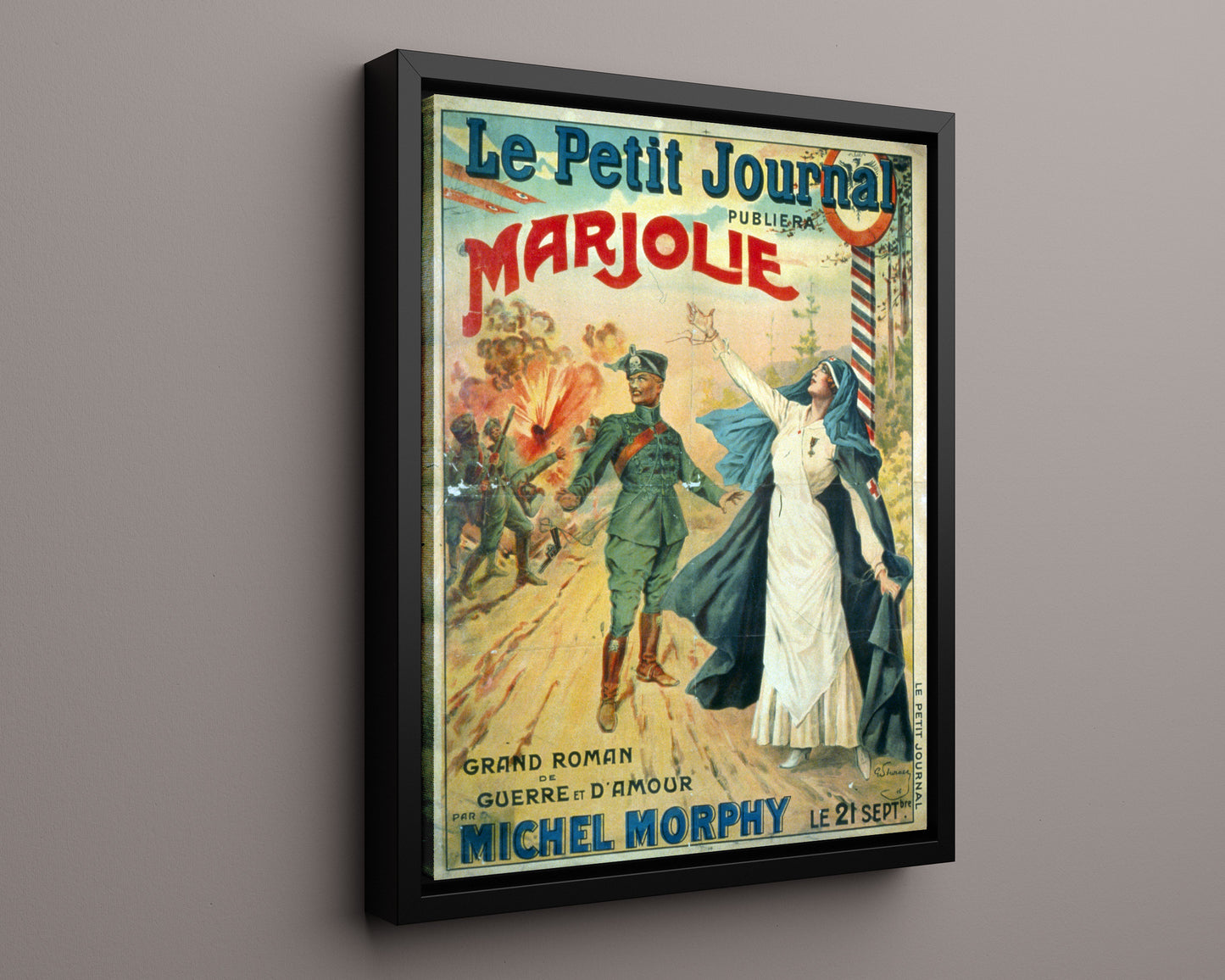 Vintage War Poster - Le Petite Journal Marjolie