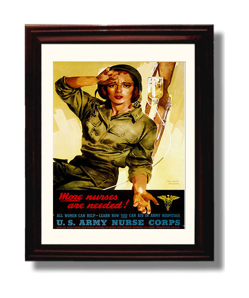 Vintage War Poster - More Nurses Needed