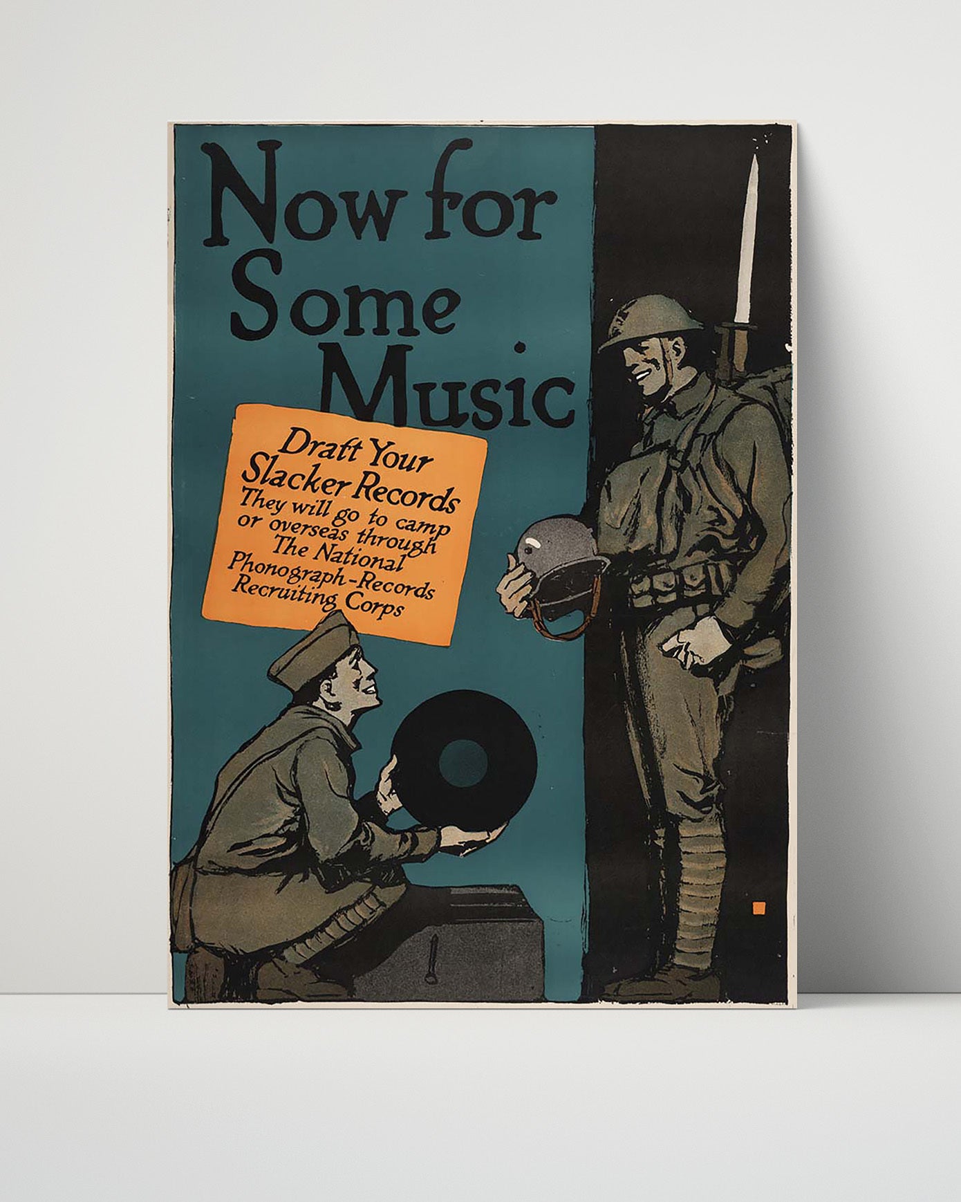 Vintage War Poster - Now for Some Music