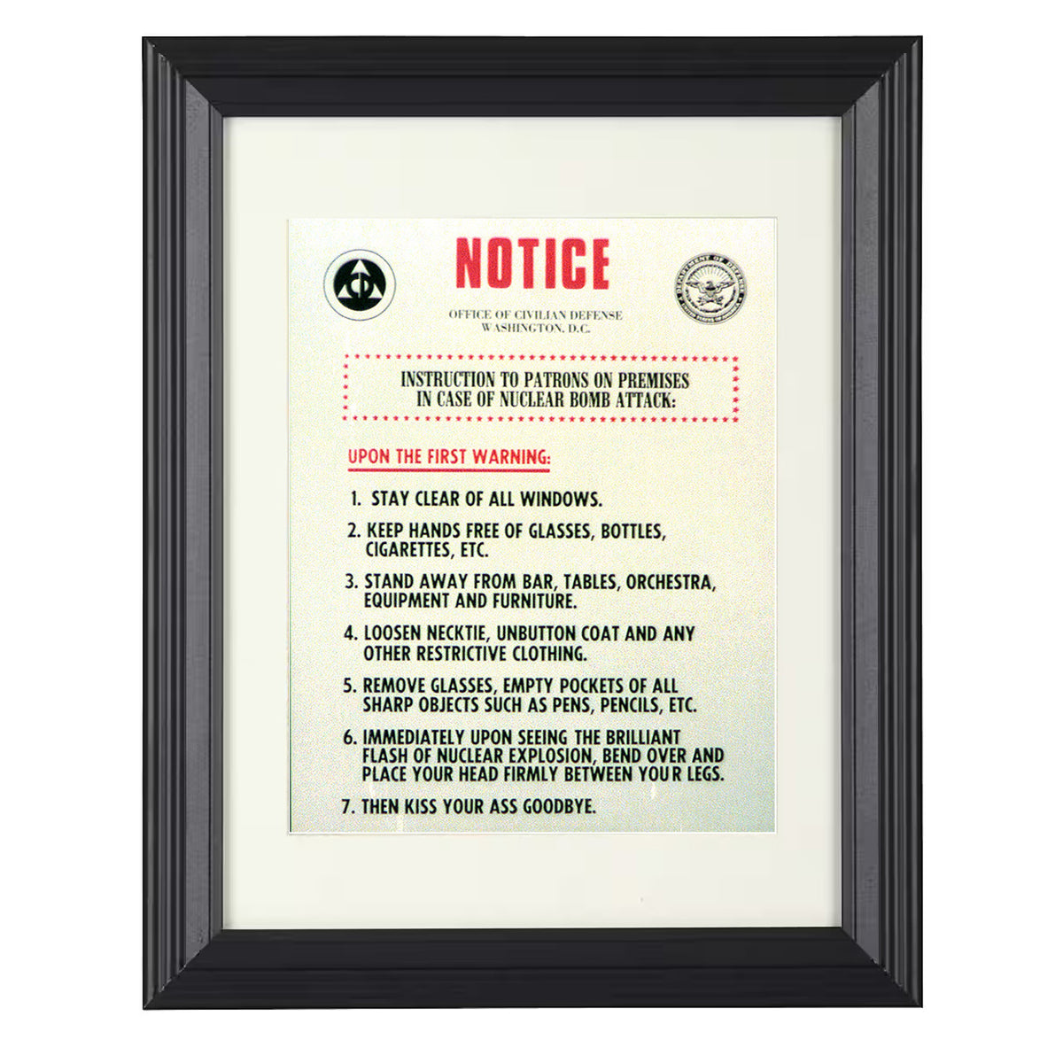 Nuclear Bomb Attack Notice - Lifestyles