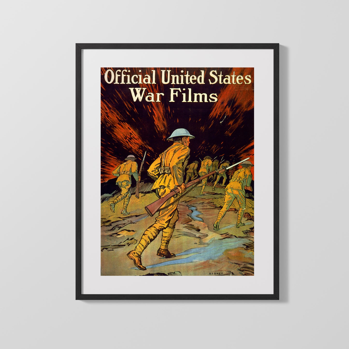 Vintage War Poster - Official US War Films