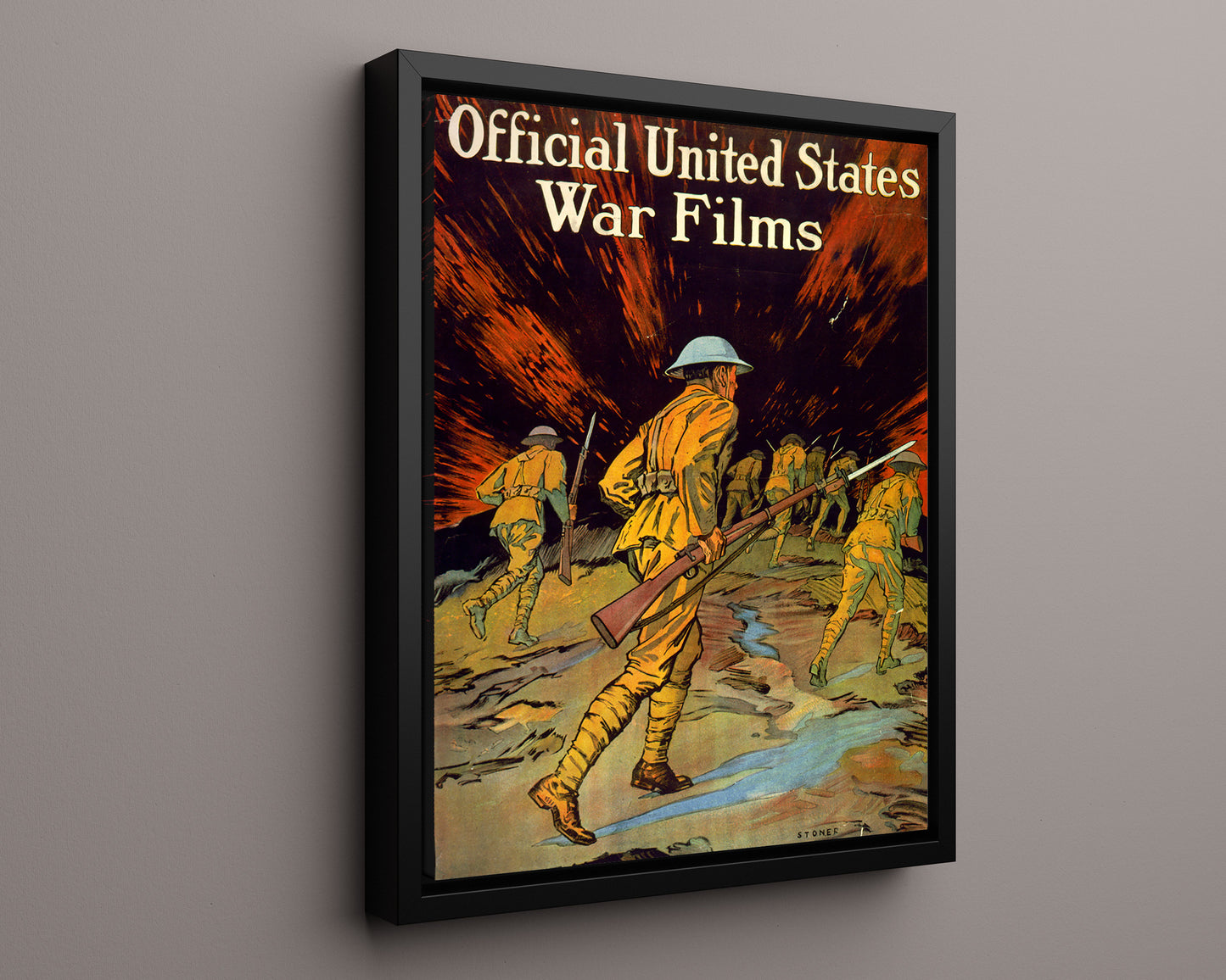 Vintage War Poster - Official US War Films