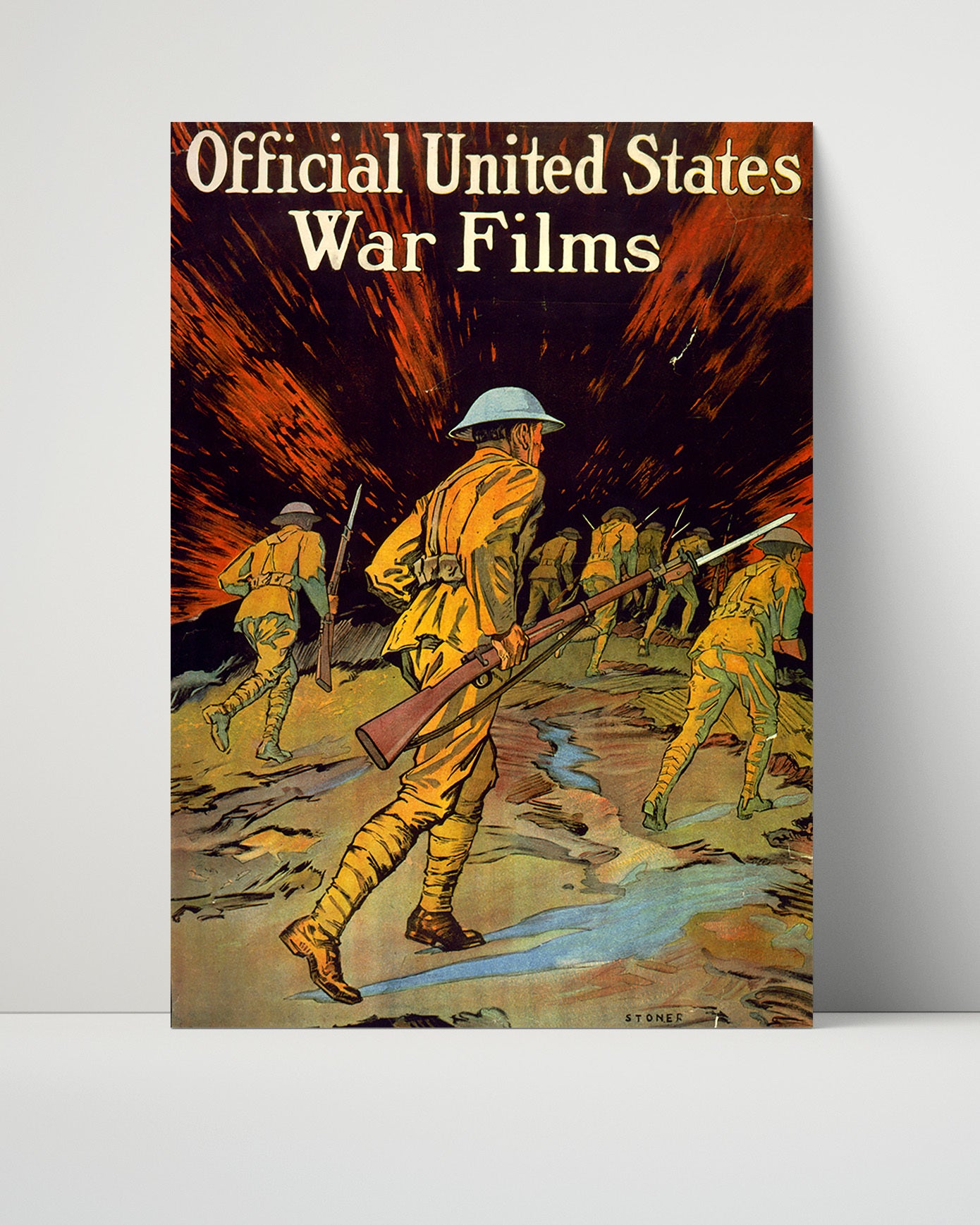 Vintage War Poster - Official US War Films