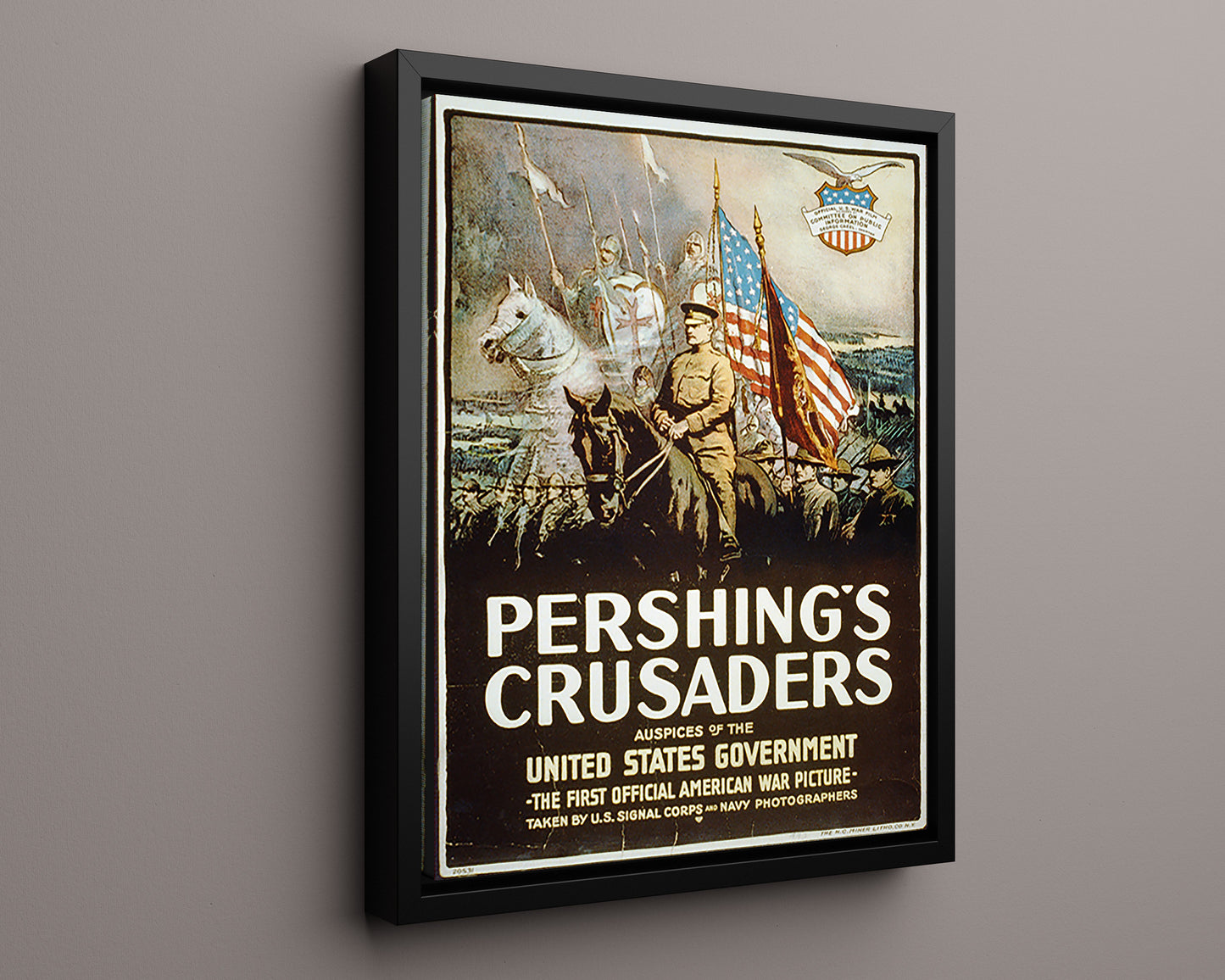 Vintage War Poster - Pershings Crusaders