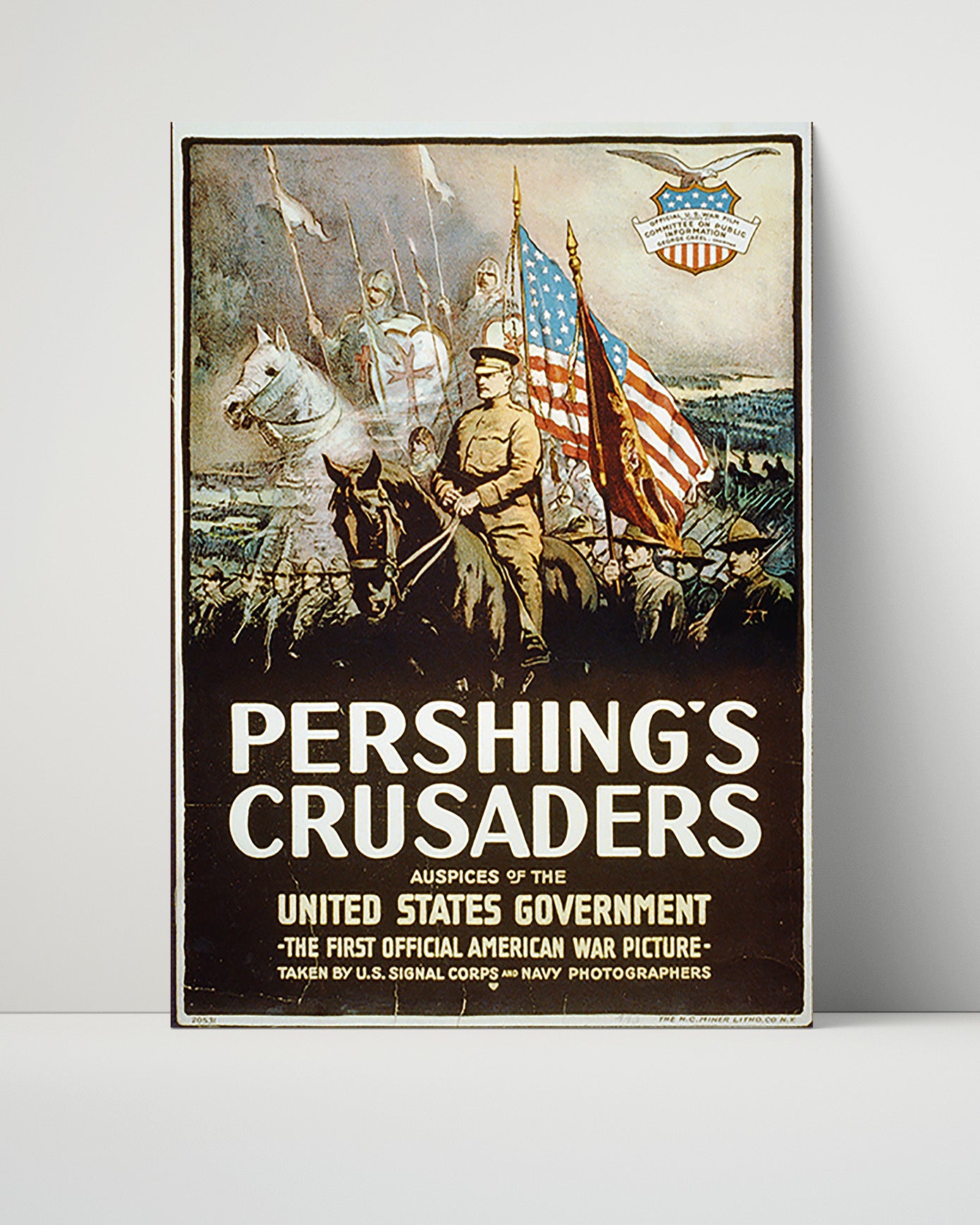 Vintage War Poster - Pershings Crusaders