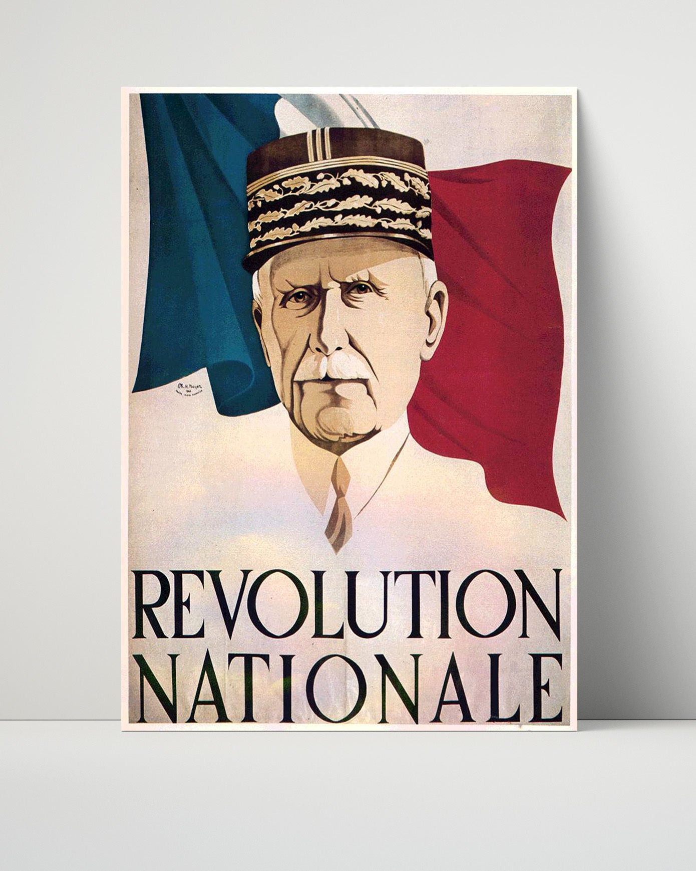 Vintage War Poster - Revolution Nationale France