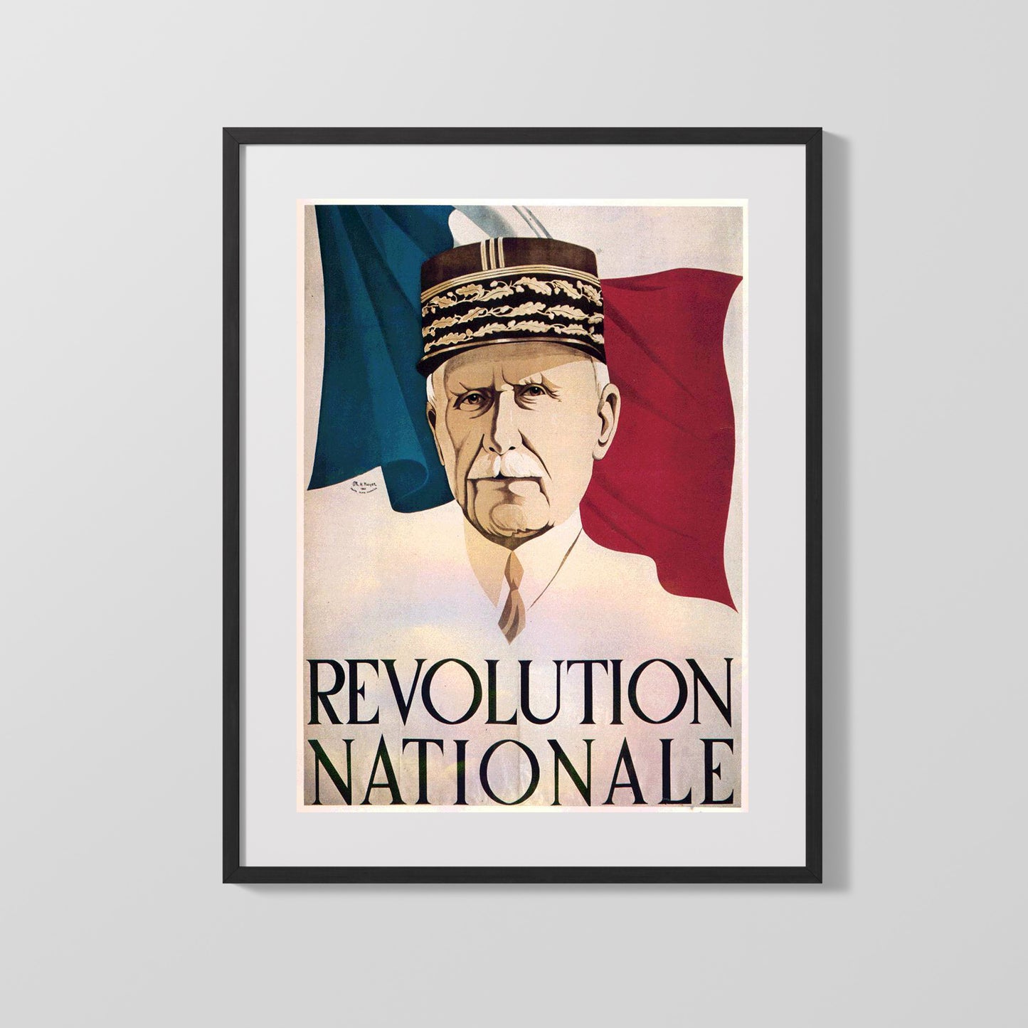 Vintage War Poster - Revolution Nationale France