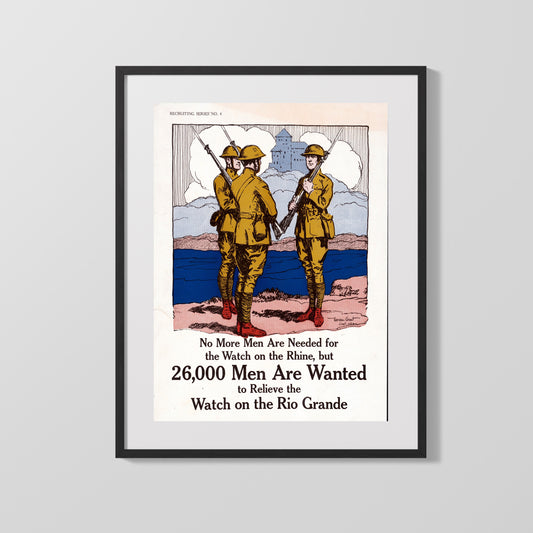 Vintage War Poster - Rio Grande Call - DutyShift