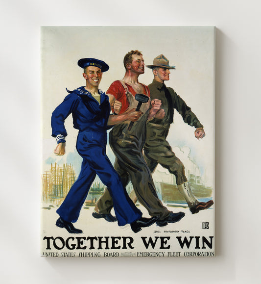 Together We Win With Emergency Fleet Corporation - Canvas