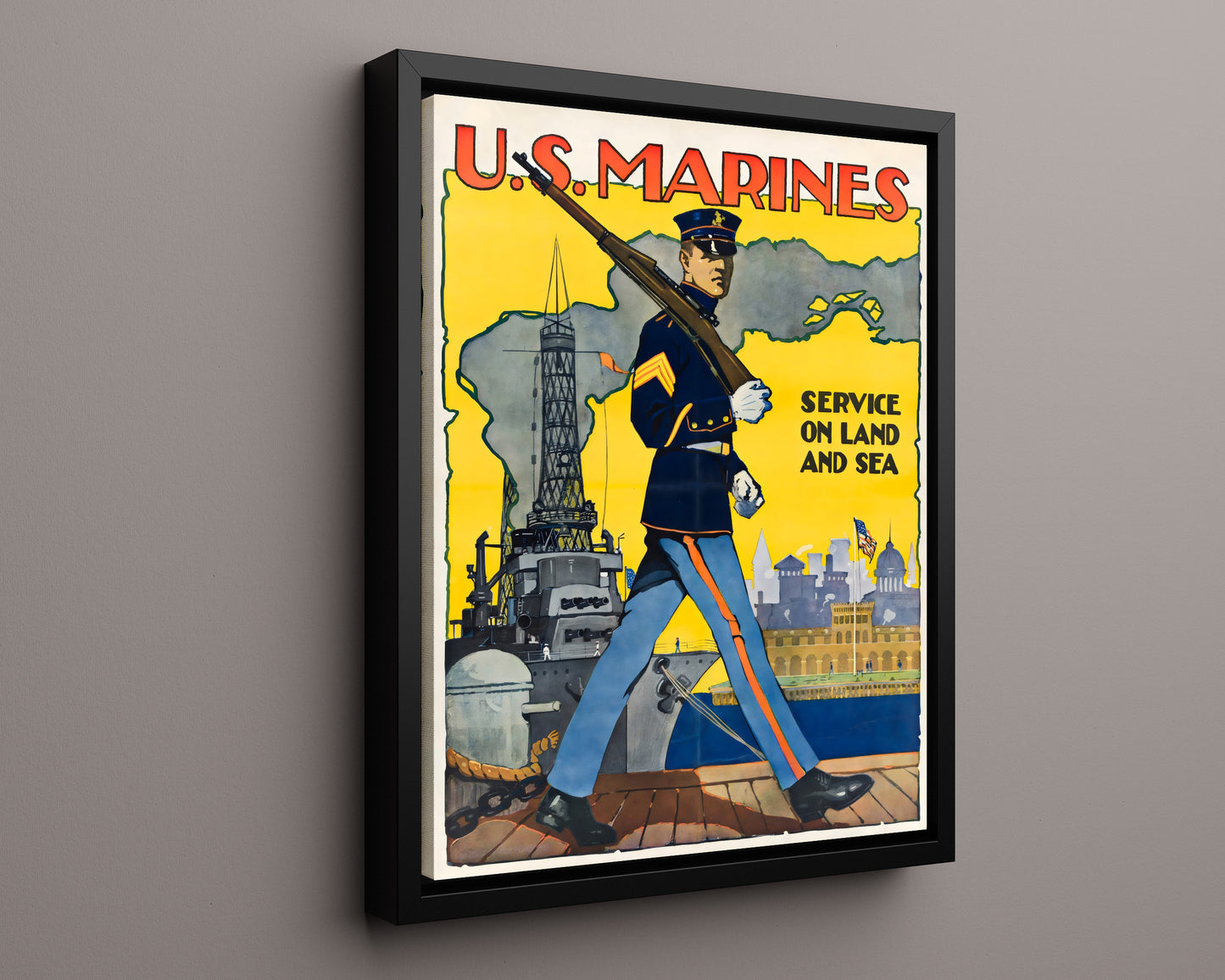 Vintage War Poster - Uncle Sam Is Calling You for the Navy