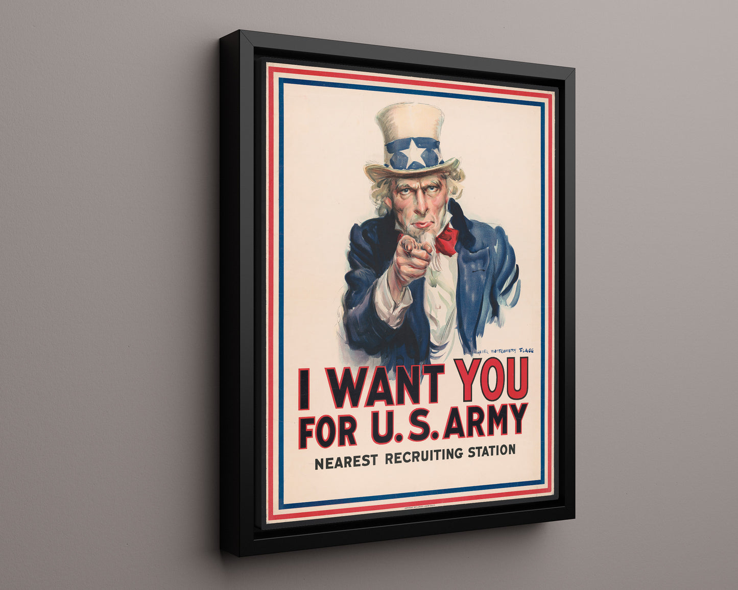 Vintage War Poster - Uncle Sam I Want You