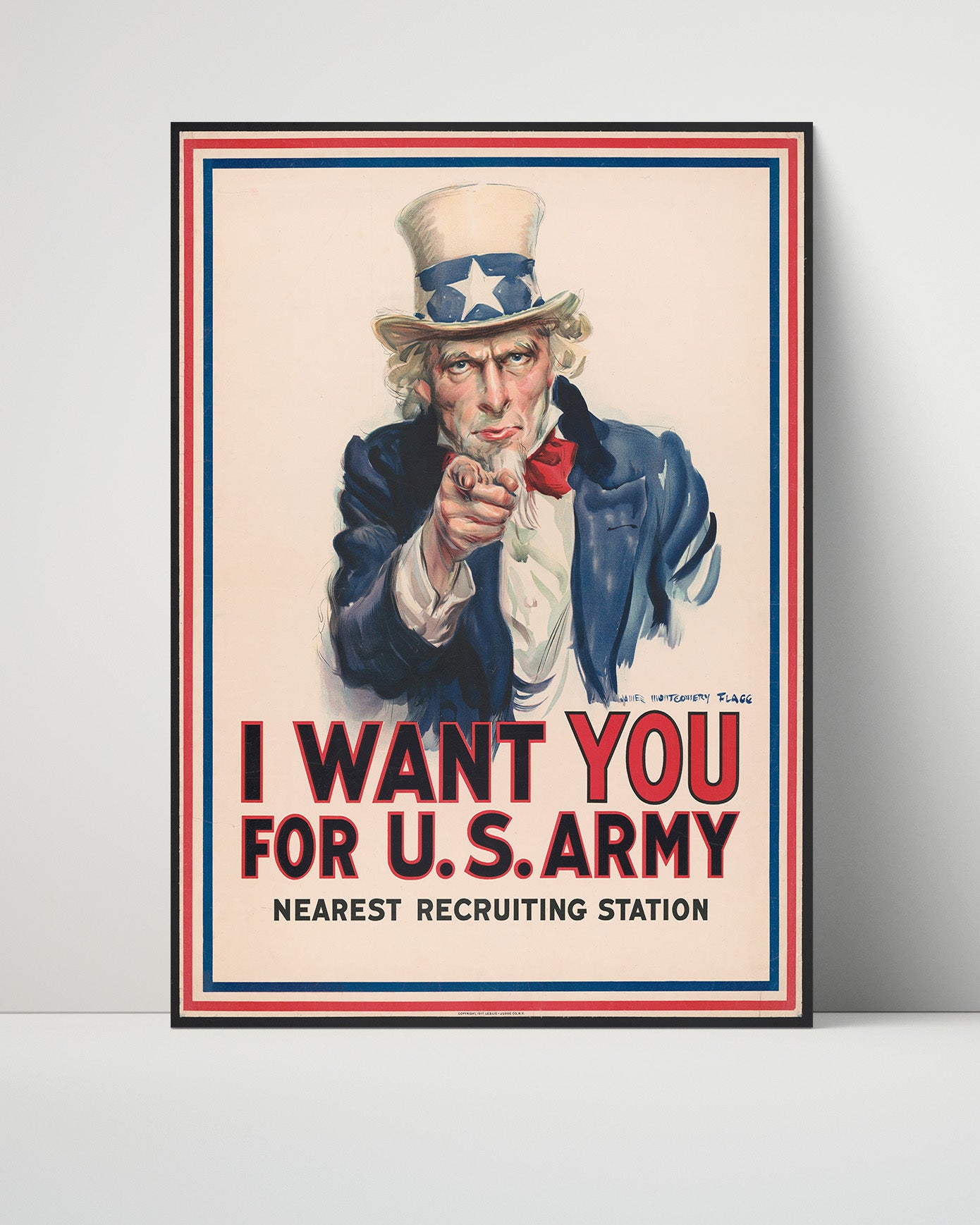 Vintage War Poster - Uncle Sam I Want You