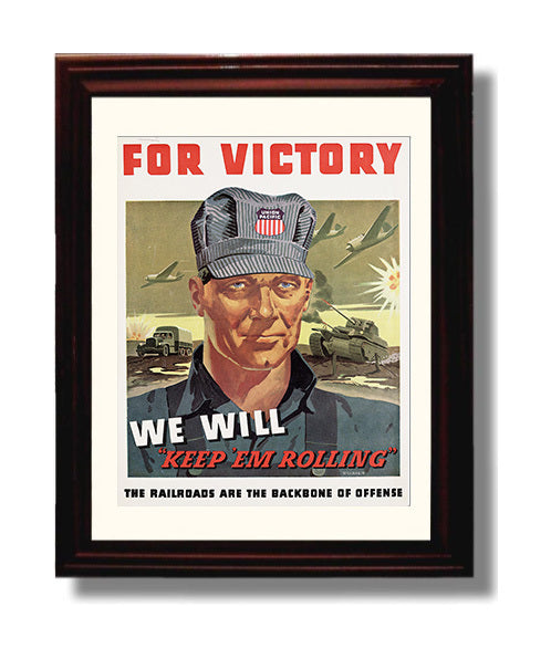 Vintage War Poster - United War Work Campaign to Keep Em Smiling