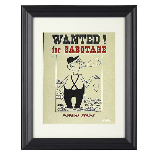 Wanted for Sabotage Firebug Freddie - Lifestyles