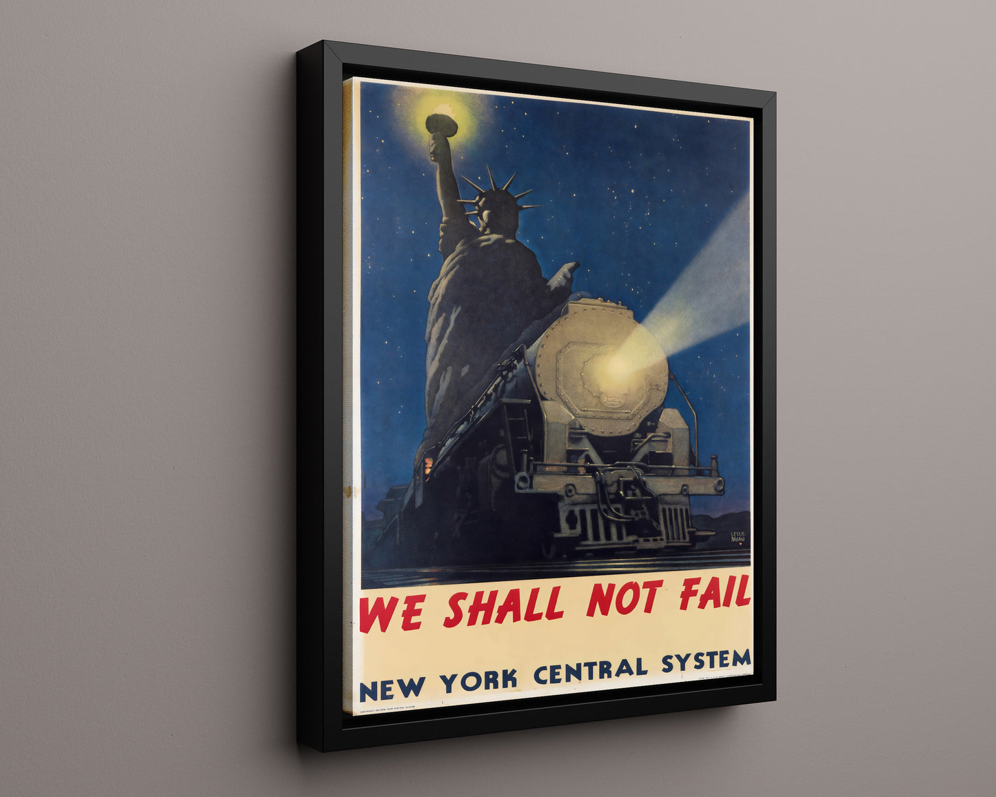 Vintage War Poster - We Shall Not Fail - Liberty Express