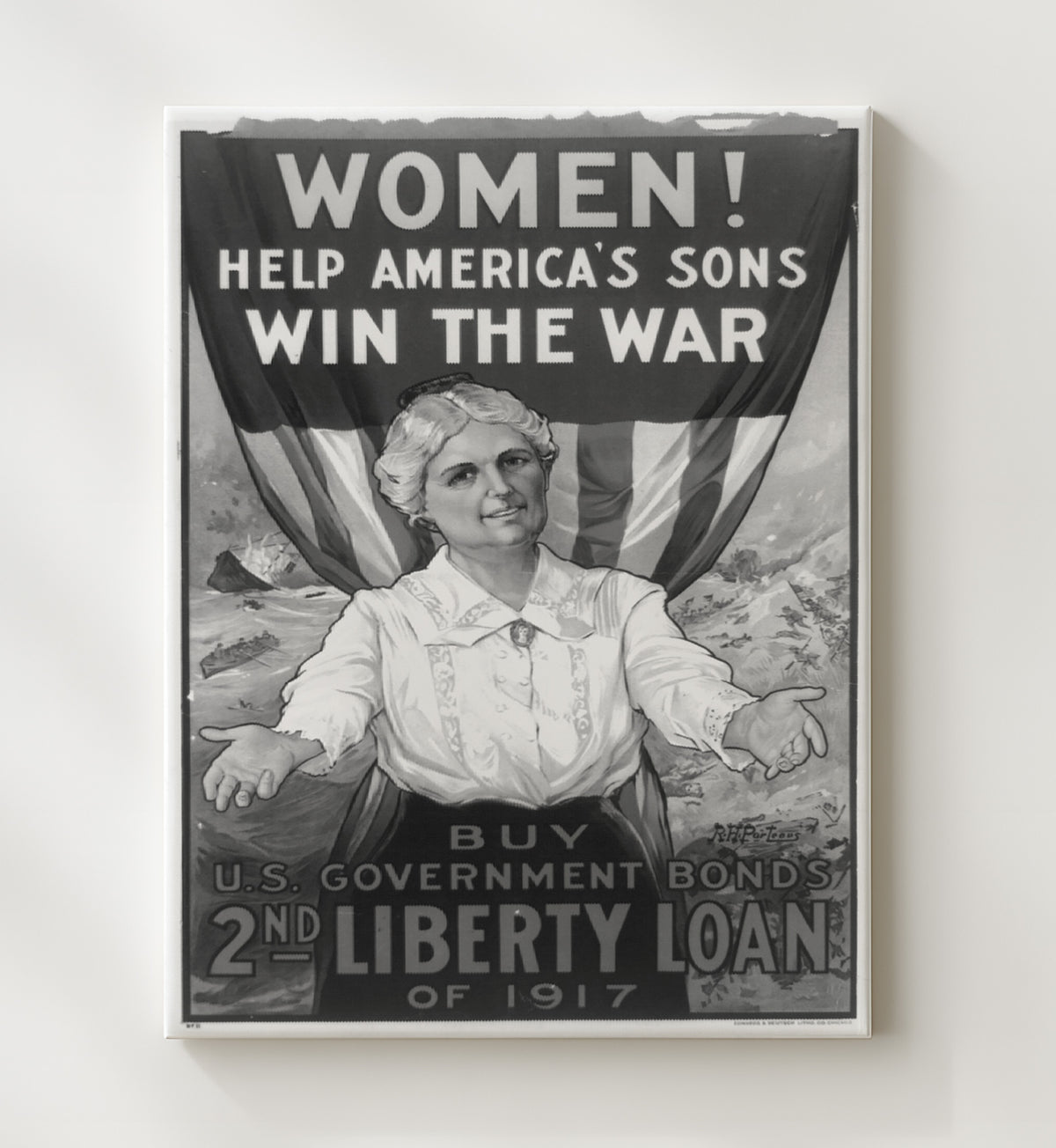 Women Win the War - Bonds and Sons - Canvas