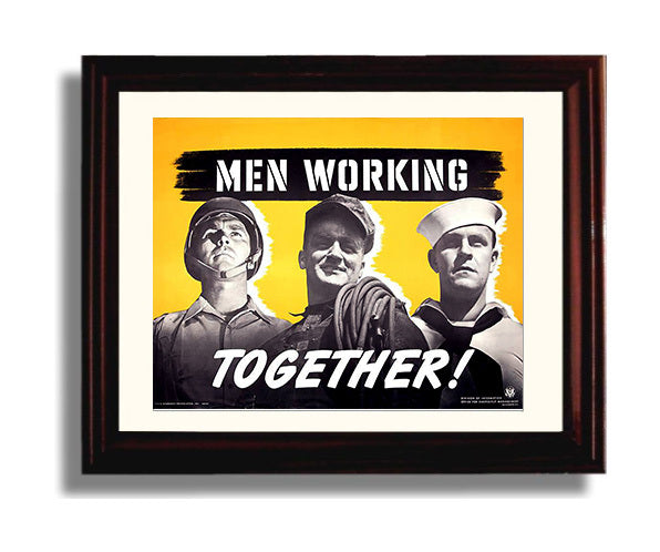 Vintage War Poster - Work Warning - Crash Course