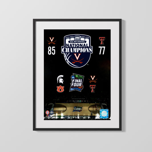 Virginia Autograph Print - 2019 National Champions - Wahoos Rise