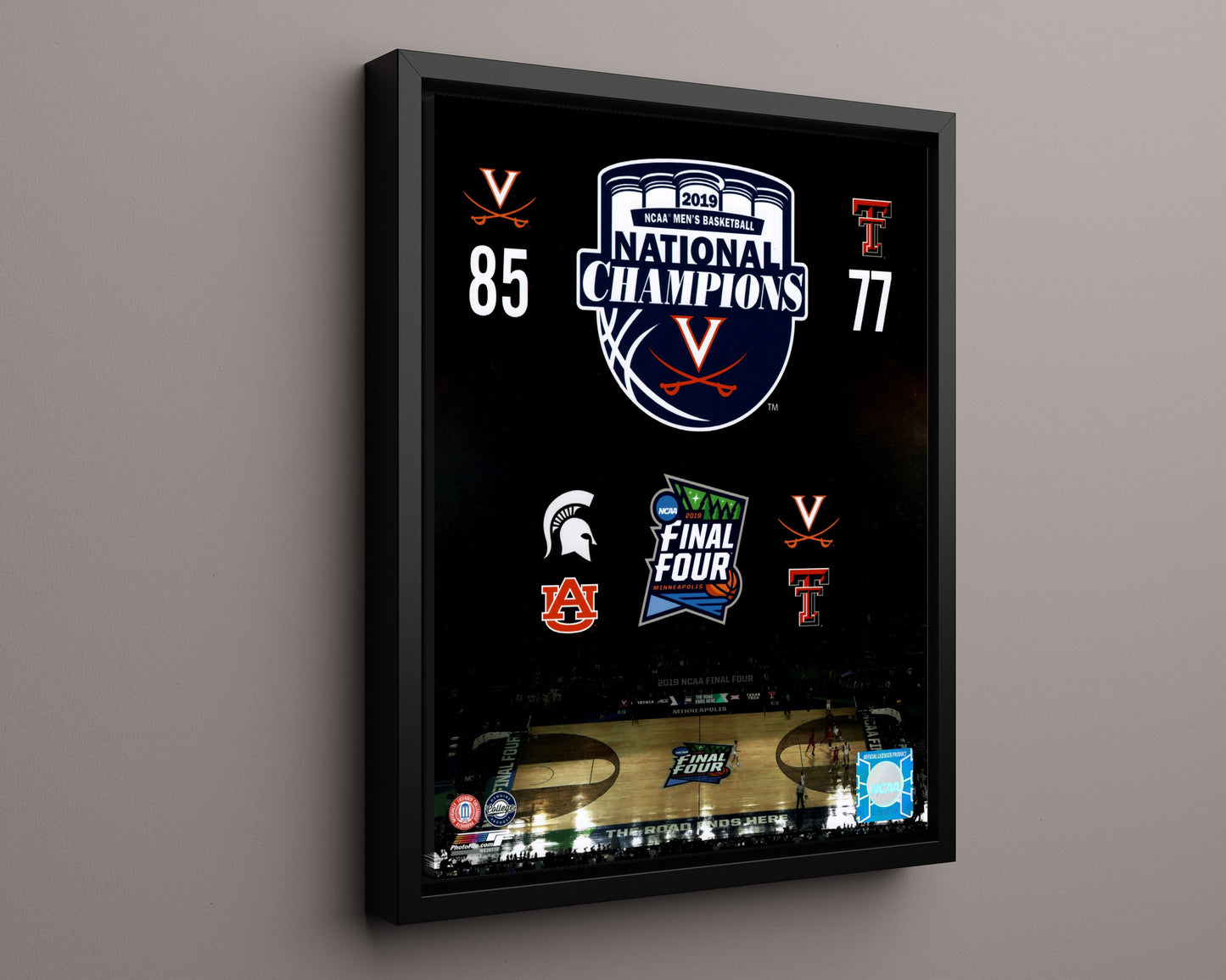 Virginia Autograph Print - 2019 National Champions - Wahoos Rise