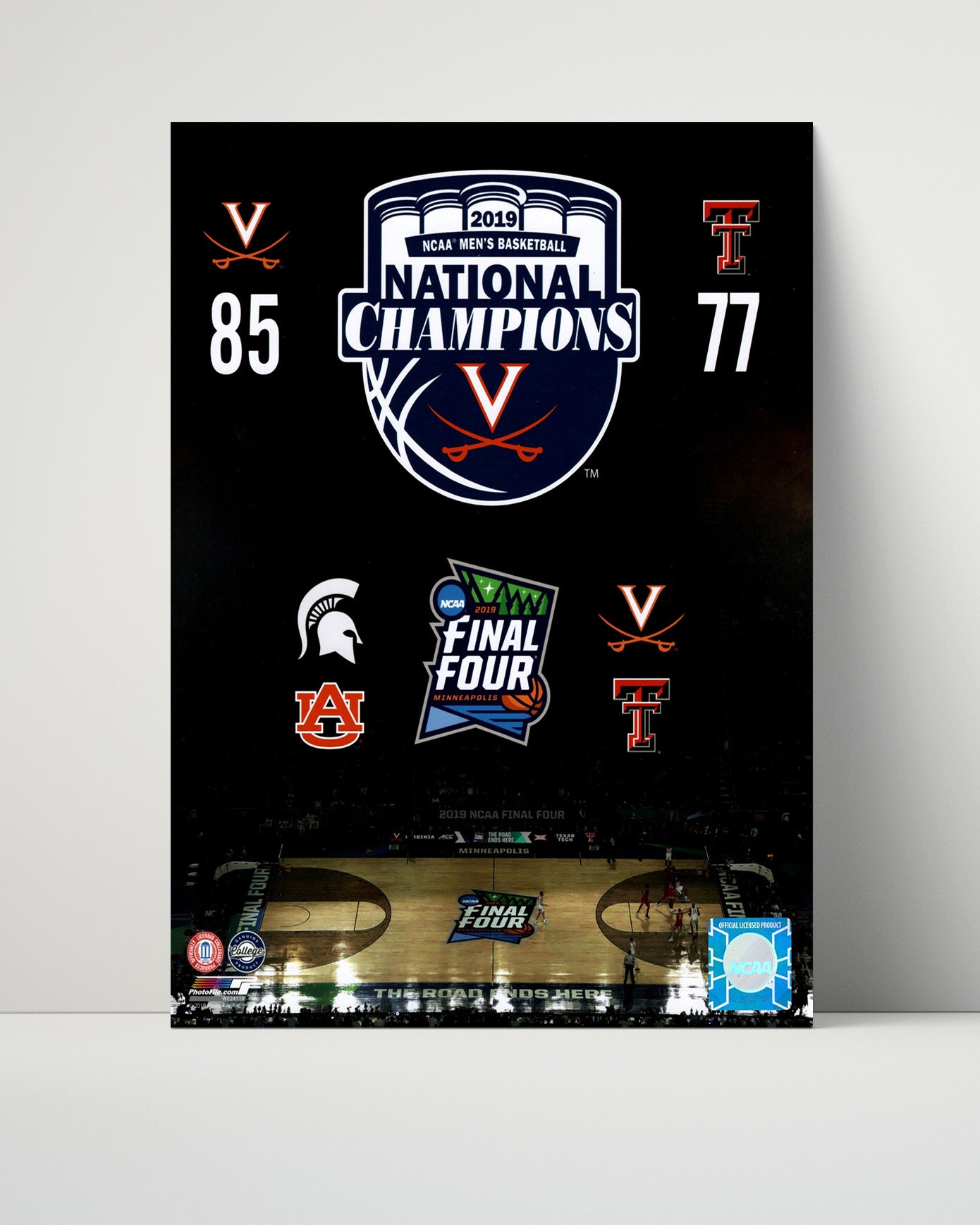 Virginia Autograph Print - 2019 National Champions - Wahoos Rise