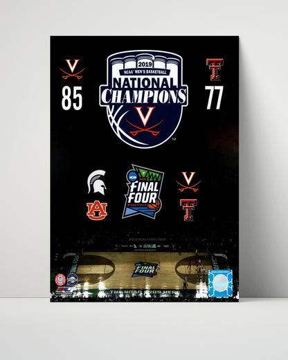 Virginia Autograph Print - 2019 National Champions - Wahoos Rise