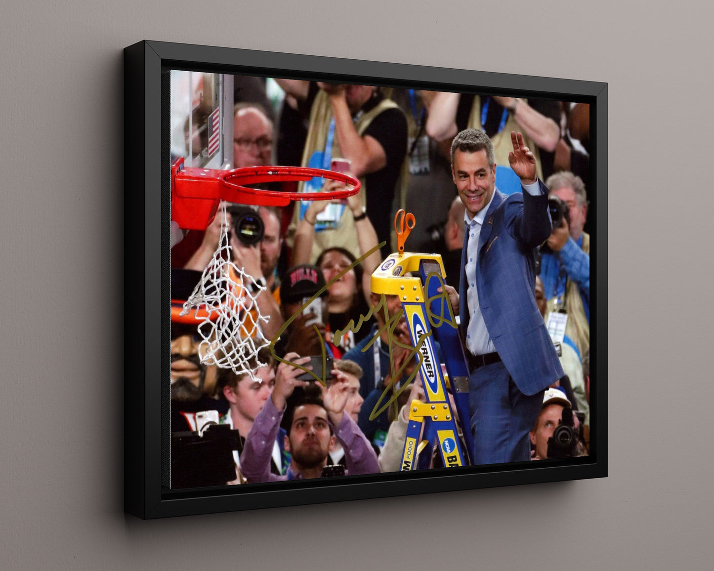 Virginia Autograph Print - Tony Bennett - Net Cutting 2019