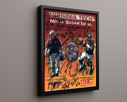 Virginia Tech Autograph Print - 2005 Sugar Bowl Team - Hokie Pride