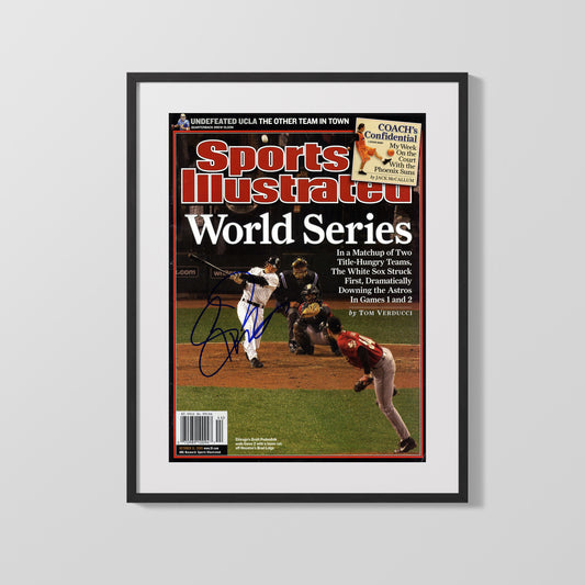 White Sox Autograph SI Print - 2005 World Series Champs - Chicago Crown