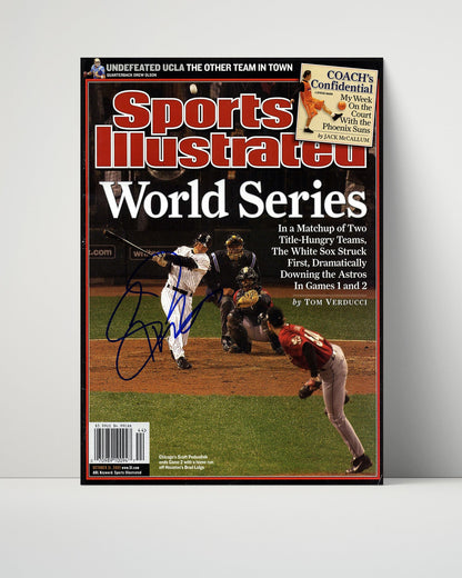 White Sox Autograph SI Poster - 2005 World Series Champs - Chicago Crown