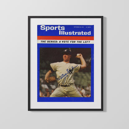 Whitey Ford Autograph SI Print - Yankees Ace - Chairman of the Board