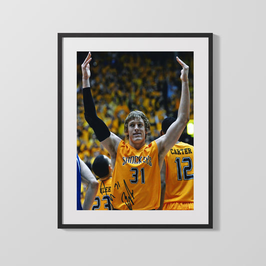 Wichita State Autograph Print - Ron Baker - Shocker Pride