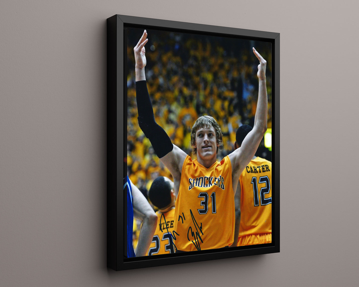 Wichita State Autograph Print - Ron Baker - Shocker Pride