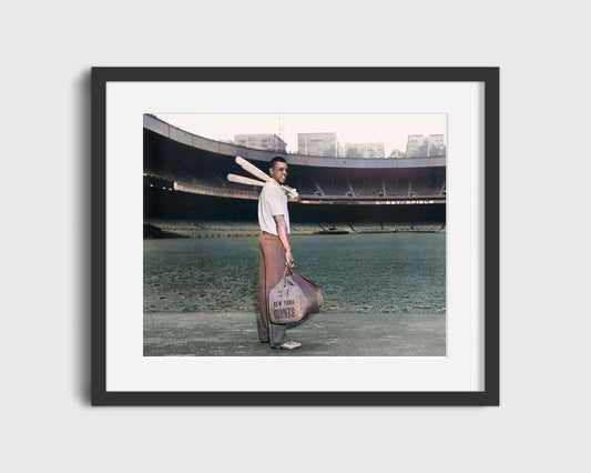 Willie Mays - Polo Grounds - L&scape