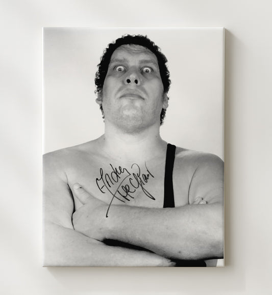 Andre the Giant - Legendary Close-Up - Canvas wrestling wall art